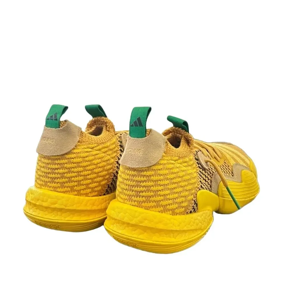 Adidas Trae Young 2 Hazy Yellow‎ Basketball Shoes Low Top Men's Size 8 IG4793